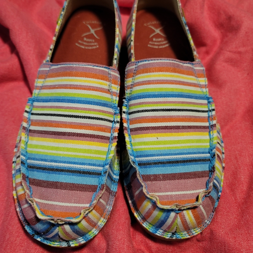 Twisted X Striped Women's Loafers Size 9.5M